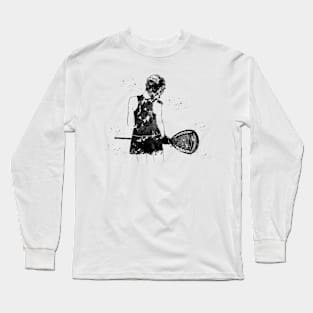 Lacrosse Player woman Long Sleeve T-Shirt